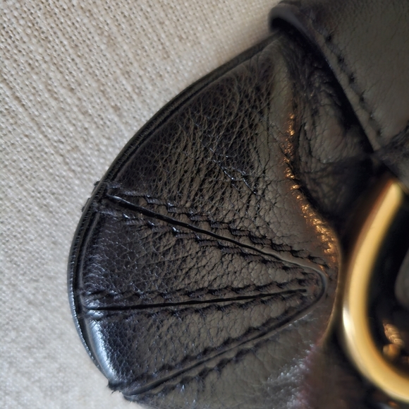 GUCCI Iconic Rare Vintage FW03 Tom Ford Black Studded Scaled Horsebit Bag Clutch - Picture 10 of 16